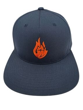 Rhett & Link Good Mythical Morning Logo Hat Navy Snap Back GMM Adjustable Hat